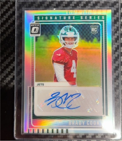 2025 Donruss Optic Signature Series #SSH-BC Brady Cook — front
