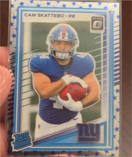 2025 Donruss Optic #228 Cam Skattebo — front