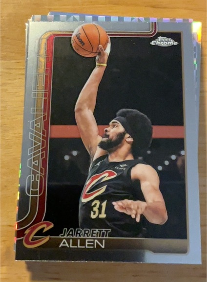 2025-26 Topps Chrome #52 Jarrett Allen — front