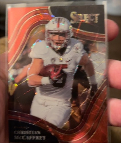2022 Panini Select Draft Picks #142 Christian McCaffrey — front
