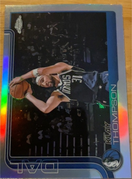2025-26 Topps Chrome #42 Klay Thompson — front