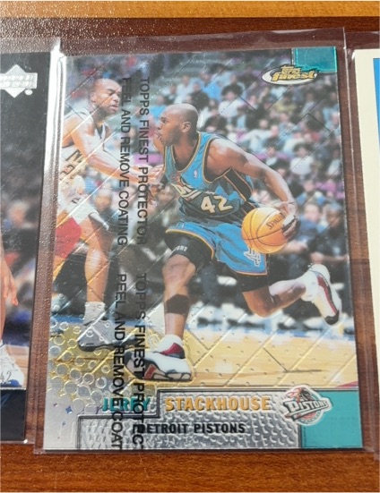 1999-00 Topps Finest #249 Jerry Stackhouse — front