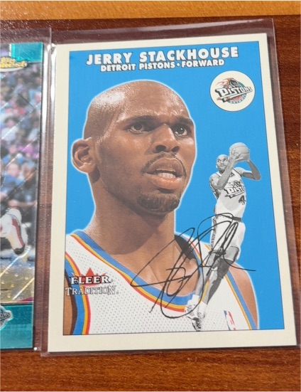 2000-01 Fleer Tradition #33 Jerry Stackhouse — front