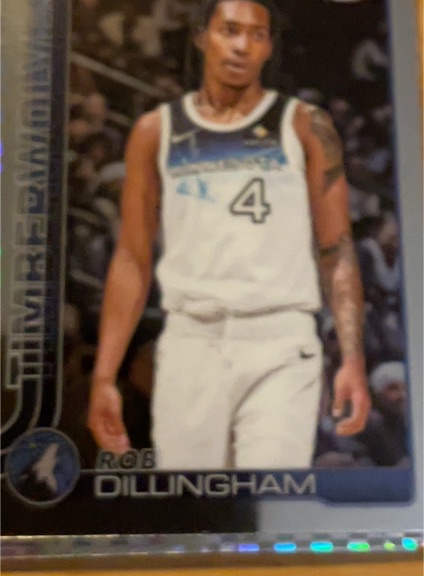 2025-26 Topps Chrome #162 Rob Dillingham — front
