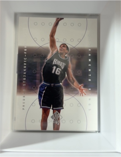 2000-01 Upper Deck SP Authentic #72 Predrag Stojakovic — front