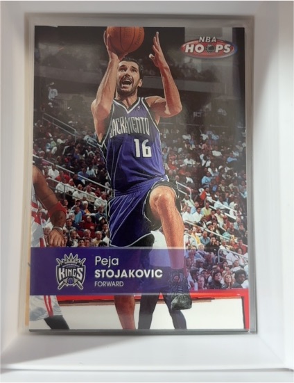 2004-05 NBA Hoops #66 Peja Stojakovic — front