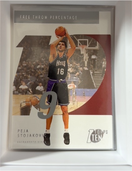 2002-03 Topps Ten #89 Peja Stojakovic — front