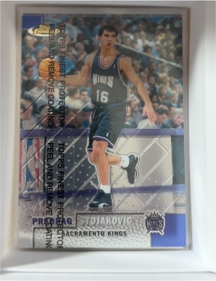 1999-00 Topps Finest #24 Peja Stojakovic — front