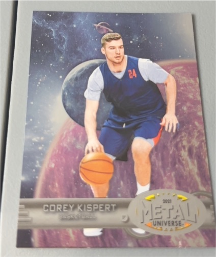 2021 Skybox Metal Universe Champions #RB-41 Corey Kispert — front
