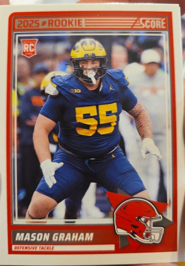2025 Panini Score #22 Mason Graham — front