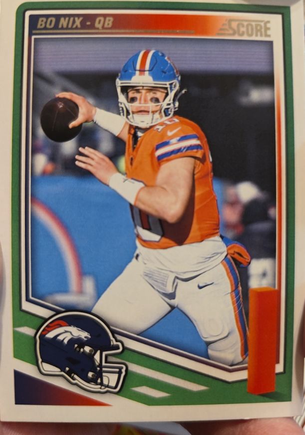 2025 Panini Score #253 Bo Nix — front