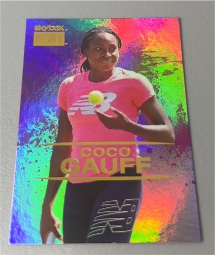 2021 Skybox Metal Universe Champions #S-3 Coco Gauff — front