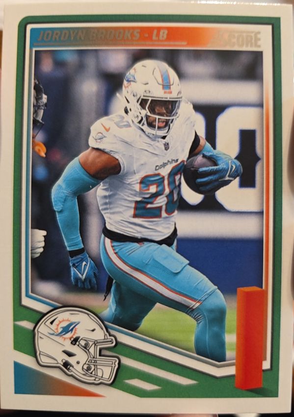 2025 Panini Score #139 Jordyn Brooks — front