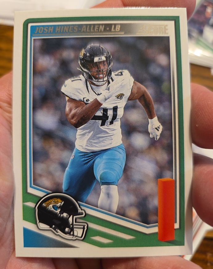2025 Panini Score #181 Josh Hines-Allen — front