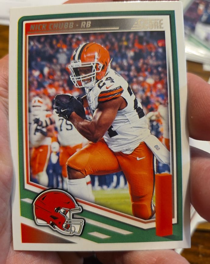 2025 Panini Score #19 Nick Chubb — front