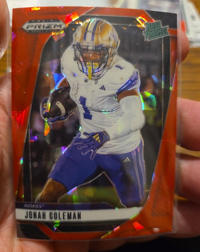 2025 Panini Prizm Draft Picks #169 Jonah Coleman — front