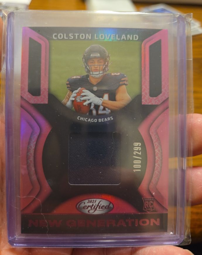 2025 Panini Certified New Generation #NGJ-CLD Colston Loveland — front