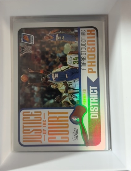 2003-04 Topps Justice of the Court #JC-16 Amare Stoudemire — front