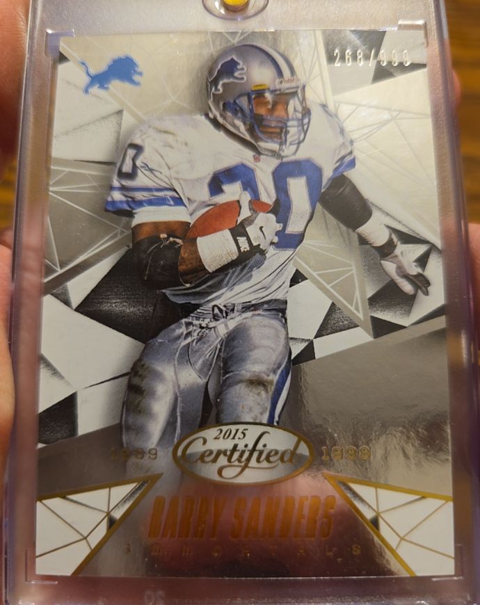 2015 Panini Certified Immortals #104 Barry Sanders — front