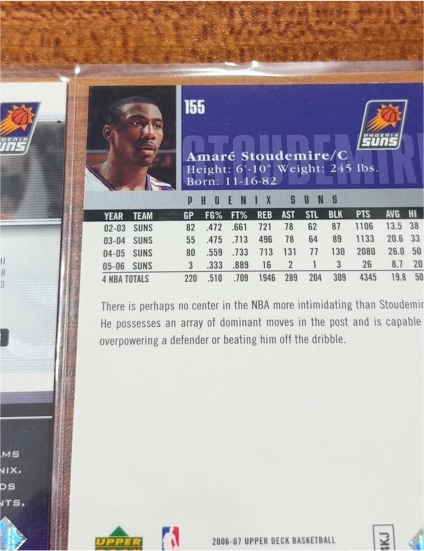 2006-07 Upper Deck Rookie Debut #78 Amar'e Stoudemire — front