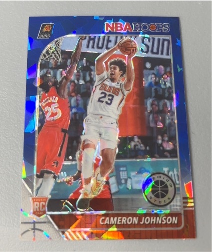 2019-20 Panini NBA Hoops Premium Stock #208 Cameron Johnson — front