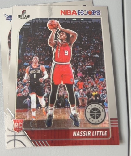 2019-20 Panini NBA Hoops Premium Stock #220 Nassir Little — front