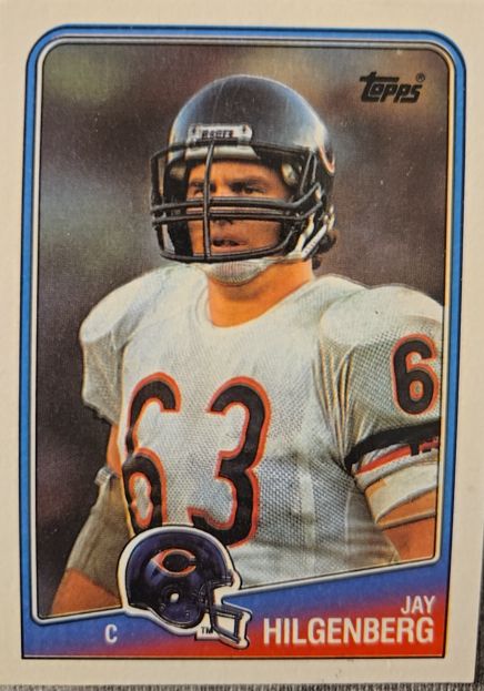 1988 Topps #77 Jay Hilgenberg — front