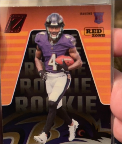 2023 Panini Zenith #200 Zay Flowers Red Zone Rookie — front