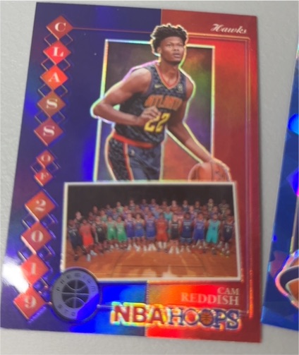 2019-20 Panini NBA Hoops Premium Stock #6 Cam Reddish — front