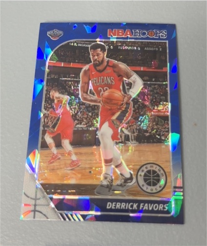 2019-20 Panini NBA Hoops Premium Stock #190 Derrick Favors — front