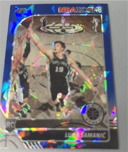 2019-20 Panini NBA Hoops Premium Stock #216 Luka Samanic — front