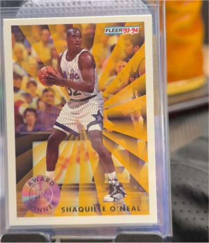 1993-94 Fleer #231 Shaquille O'Neal Award Winner — front