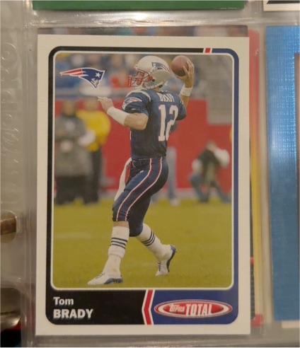 2003 Topps Total #299 Tom Brady — front