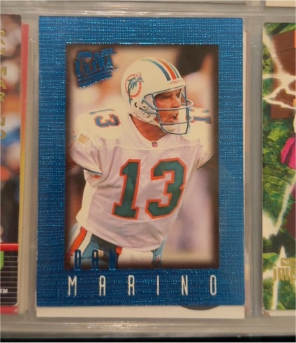 1996 Fleer Ultra Sensations #56 Dan Marino — front