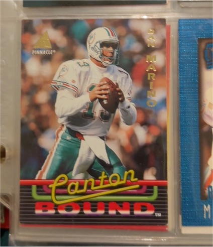 1994 Pinnacle Canton Bound #13 Dan Marino — front