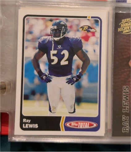 2003 Topps Total #246 Ray Lewis — front