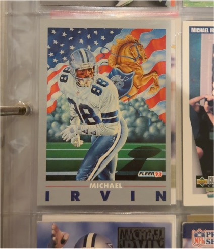 1993 Fleer #246 Michael Irvin — front