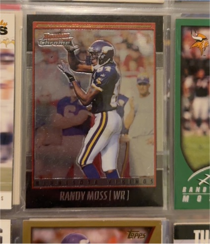 2000 Topps Chrome #65 Randy Moss — front