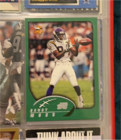 2002 Topps #276 Randy Moss — front