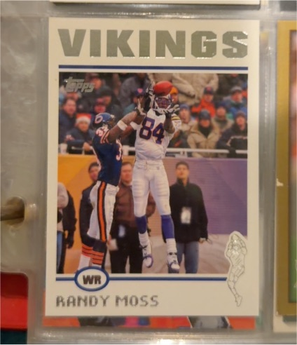2004 Topps #140 Randy Moss — front