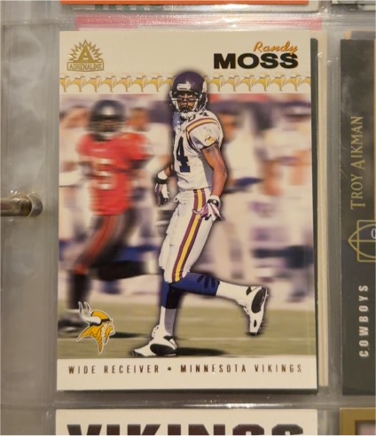 2002 Pacific Adrenaline #162 Randy Moss — front