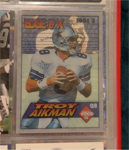 1994 Collector's Edge F/X #EDGE 3 Troy Aikman — front