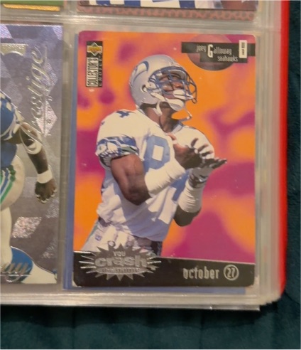 1996 Upper Deck Collector's Choice #CG13 Joey Galloway You Crash the Game Silver — front