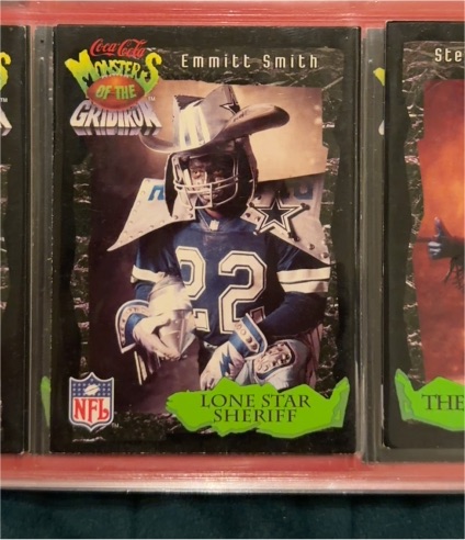 1994 Classic Pro Line Live Coca-Cola Monsters of the Gridiron #8 Emmitt Smith — front
