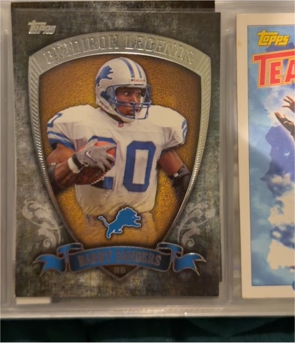 2013 Topps Gridiron Legends #GL-BS Barry Sanders — front