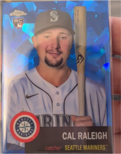 2022 Topps Chrome Platinum #237 Cal Raleigh — front