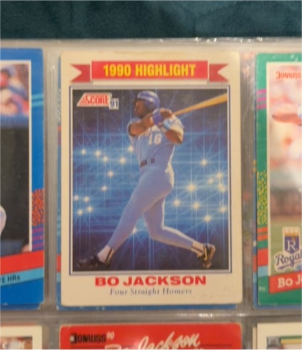1990 Donruss #BC-10 Bo Jackson Highlights — front