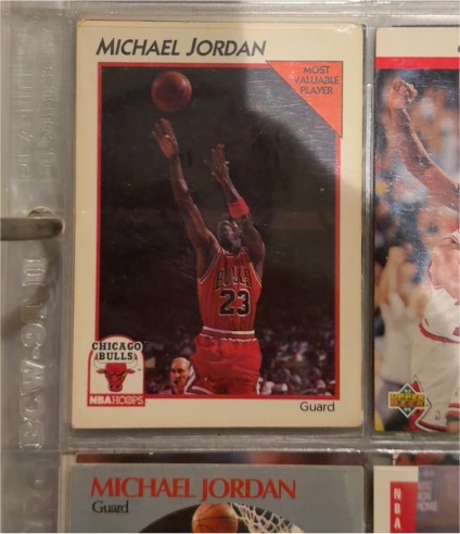 1989 NBA Hoops #23 Michael Jordan — front