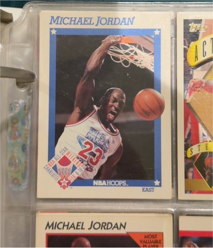 1989-90 NBA Hoops #21 Michael Jordan All-Star Game — front