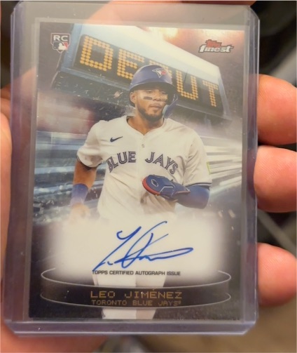 2025 Topps Finest #DAV-LJ Leo Jimenez — front